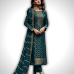 Vivek Fashion Jhalak Vol 4 Partywear Silk Jacquard Salwar Suit-9506